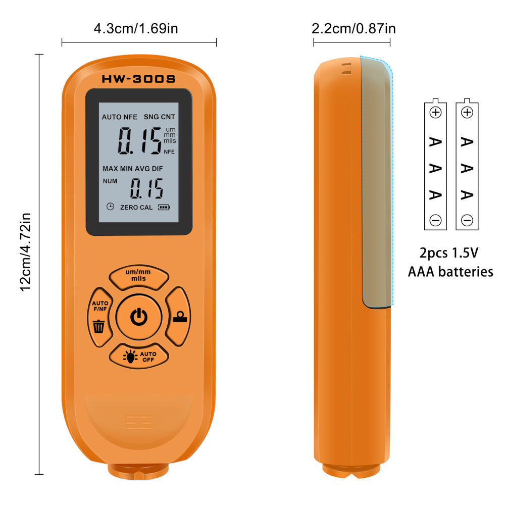 HW 300S Metal Yüzey Boya Kalın - Paint Thickness Gauge incelemesi ve fiyatı
