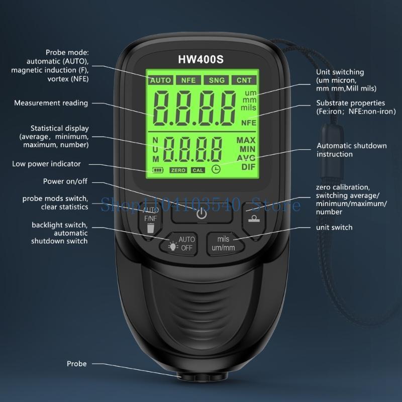 02DC Dijital kalınlık ölçer Ka - Paint Thickness Gauge incelemesi ve fiyatı