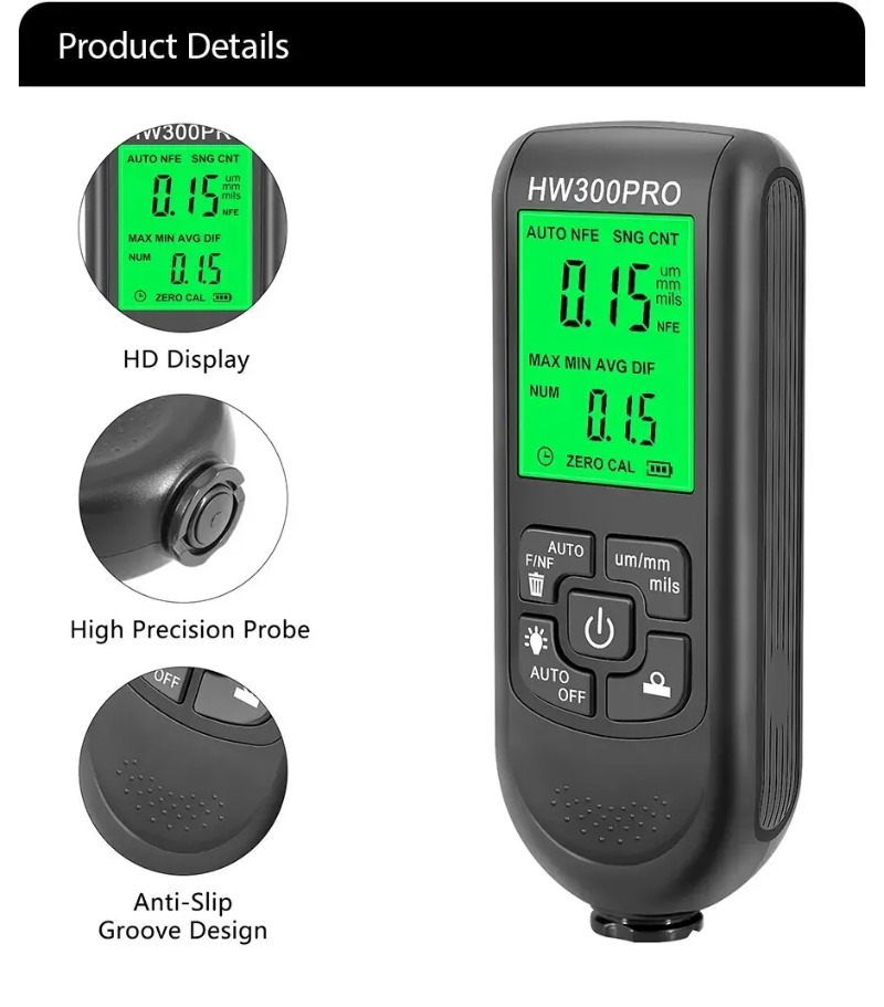 HW-300PRO Araba Boya Filmi Oto - Paint Thickness Gauge incelemesi ve fiyatı