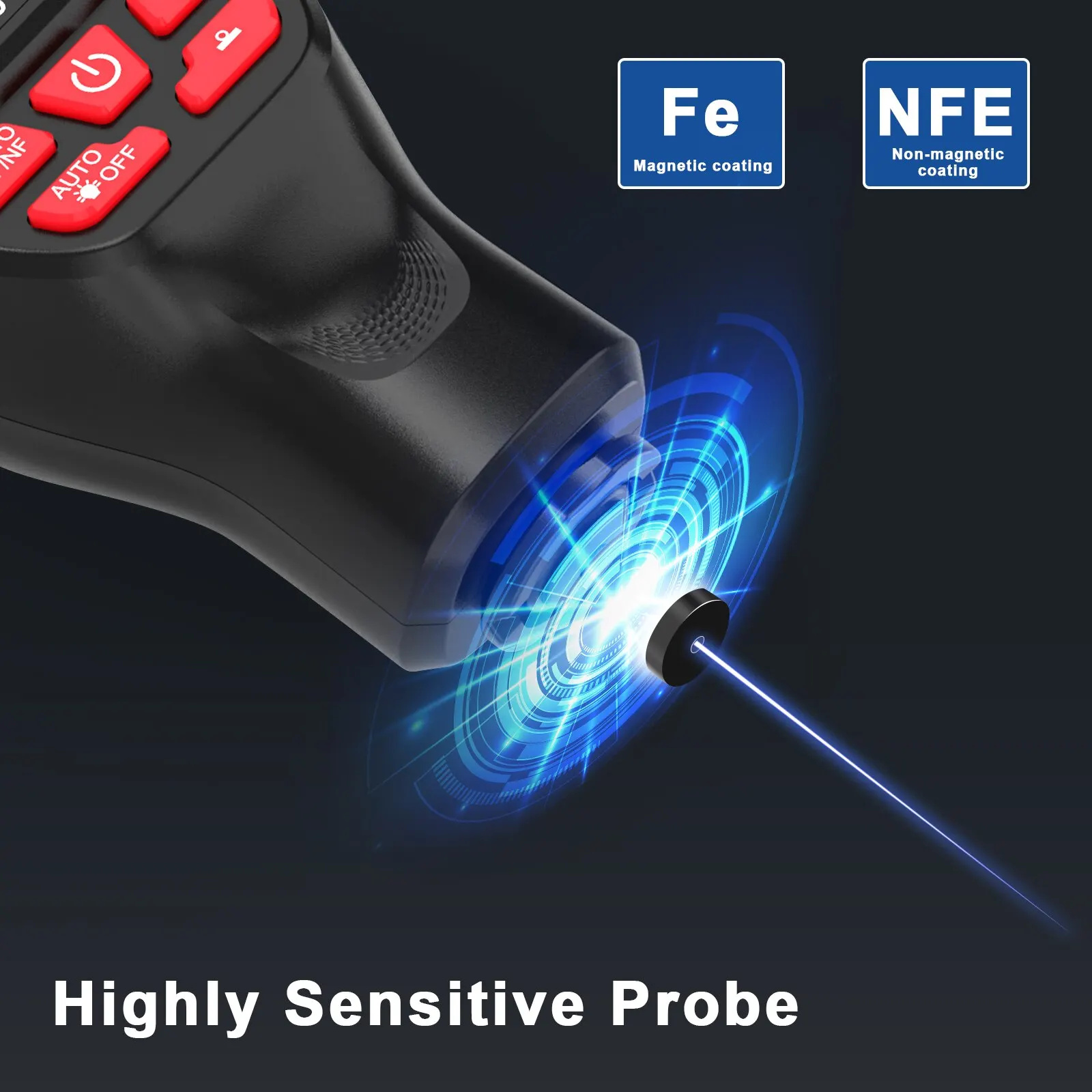 1 Takım HW300-MAX Kaplama Yüks - Paint Thickness Gauge incelemesi ve fiyatı