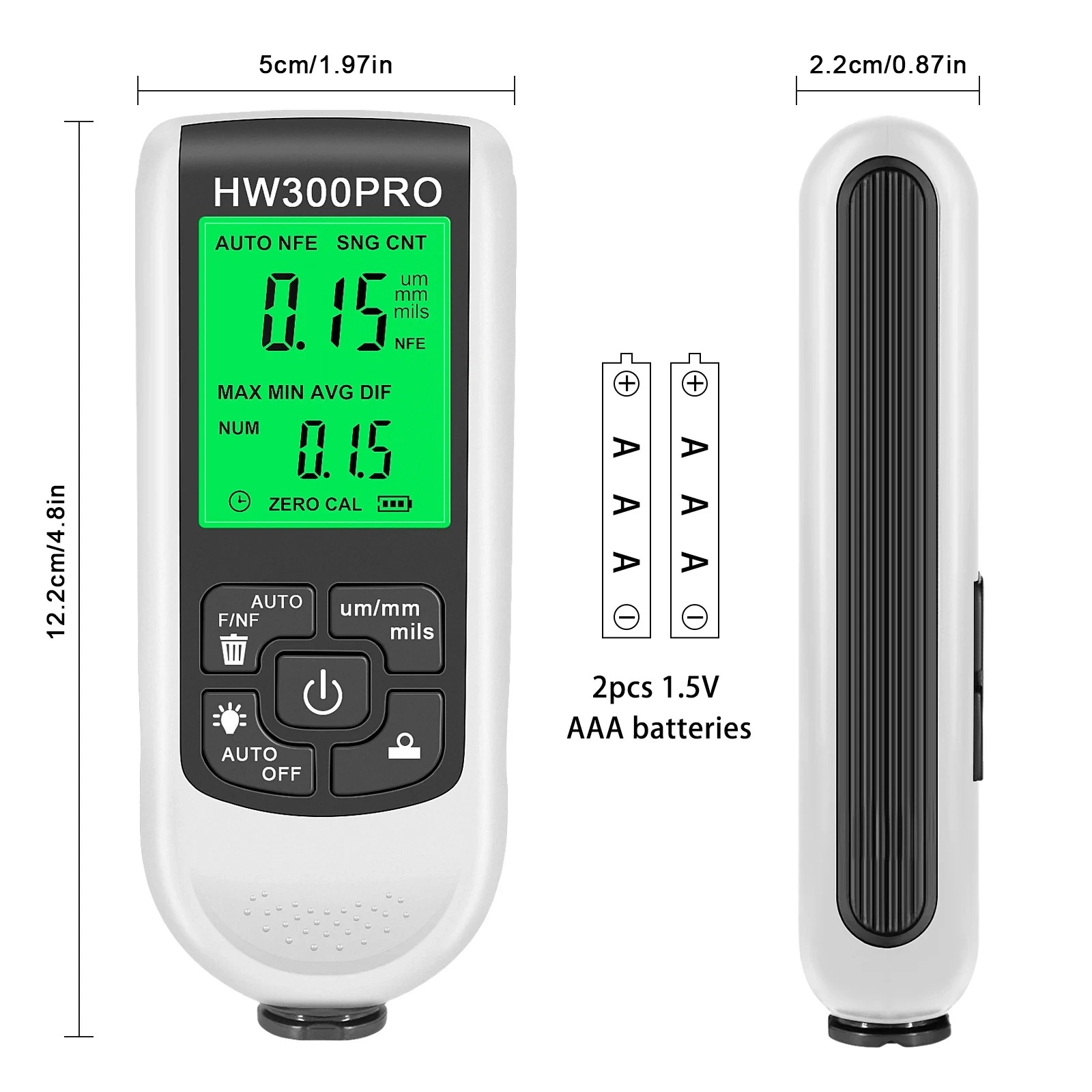 HW-300PRO Dijital Kaplama Arab - Paint Thickness Gauge incelemesi ve fiyatı